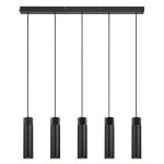 Nordlux Tilo Lampa Wisząca Metal Czarny | Nadaje Się Do 5x GU10