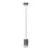 Emibig Lampa Wisząca Fumiko Stal Czarny | Nadaje Się Do 1x GU10 - Max 10W